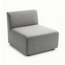 Sedačka LEA, křesílko, světle šedá