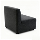 Sedačka LEA, křesílko, tmavě šedá