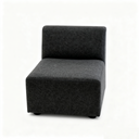 Sedačka LEA, křesílko, tmavě šedá