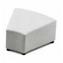 Sedačka LEA, trojúhelník, světle šedá