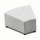 Sedačka LEA, trojúhelník, světle šedá