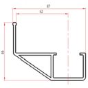 Seitenlinie LATERAL XL, Länge 3 m