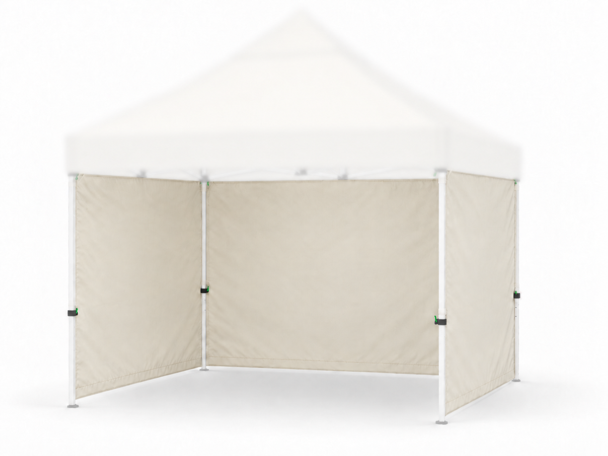 Seitenwände und Rückwand für Faltzelt 3 x 3 m, 3 Stück Seitenwände und Rückwand für Faltzelt 3 x 3 m, 3 Stück