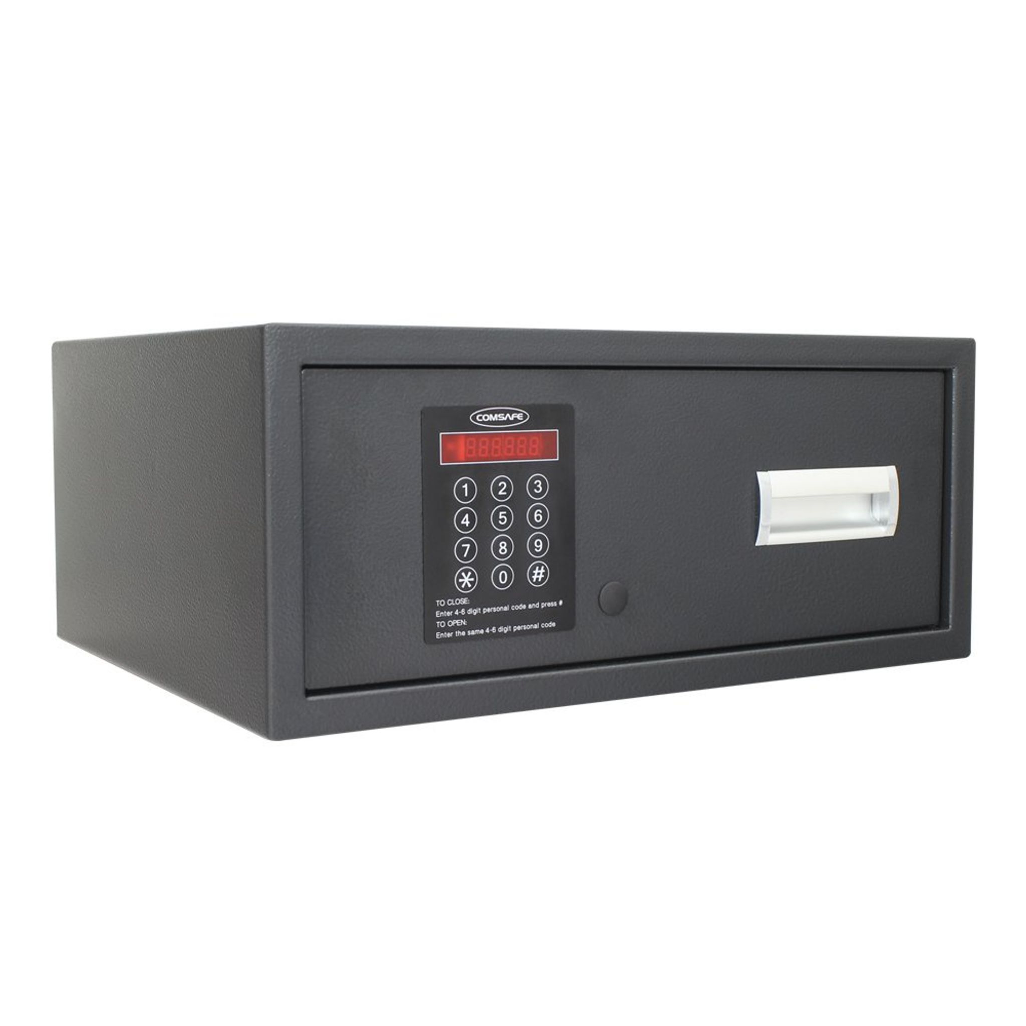 Sejf meblowy do szuflad MOTION 1, zamek elektroniczny, 200 x 470 x 370 mm