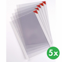 Selbsthaftende Taschen mit magnetischer Ecke, rote Ecke