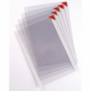 Selbsthaftende Taschen mit magnetischer Ecke, rote Ecke