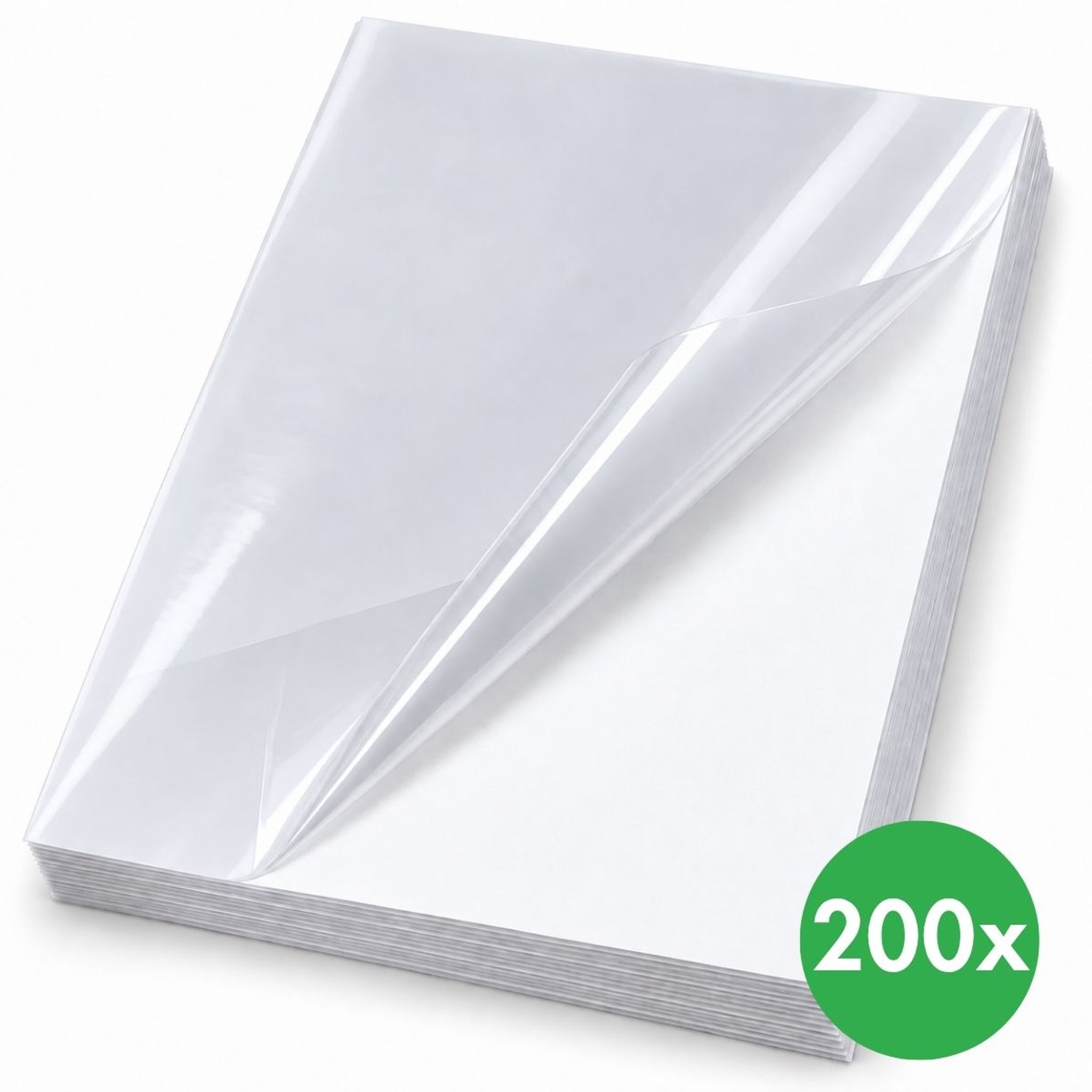 Selbstklebende Laminierfolien, 80 mic, A5, Packung mit 200 Stück
