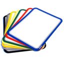 Selbstklebende Tasche A4, 2 Stk., nicht permanent, rot