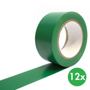 Selbstklebendes Markierungsband, 12 Stk., 33 m x 50 mm, grün