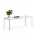 Sitzbank FRAME, weißes Gestell, 1685 x 404 x 468 mm, weiß Sitzbank FRAME, weißes Gestell, 1685 x 404 x 468 mm, weiß