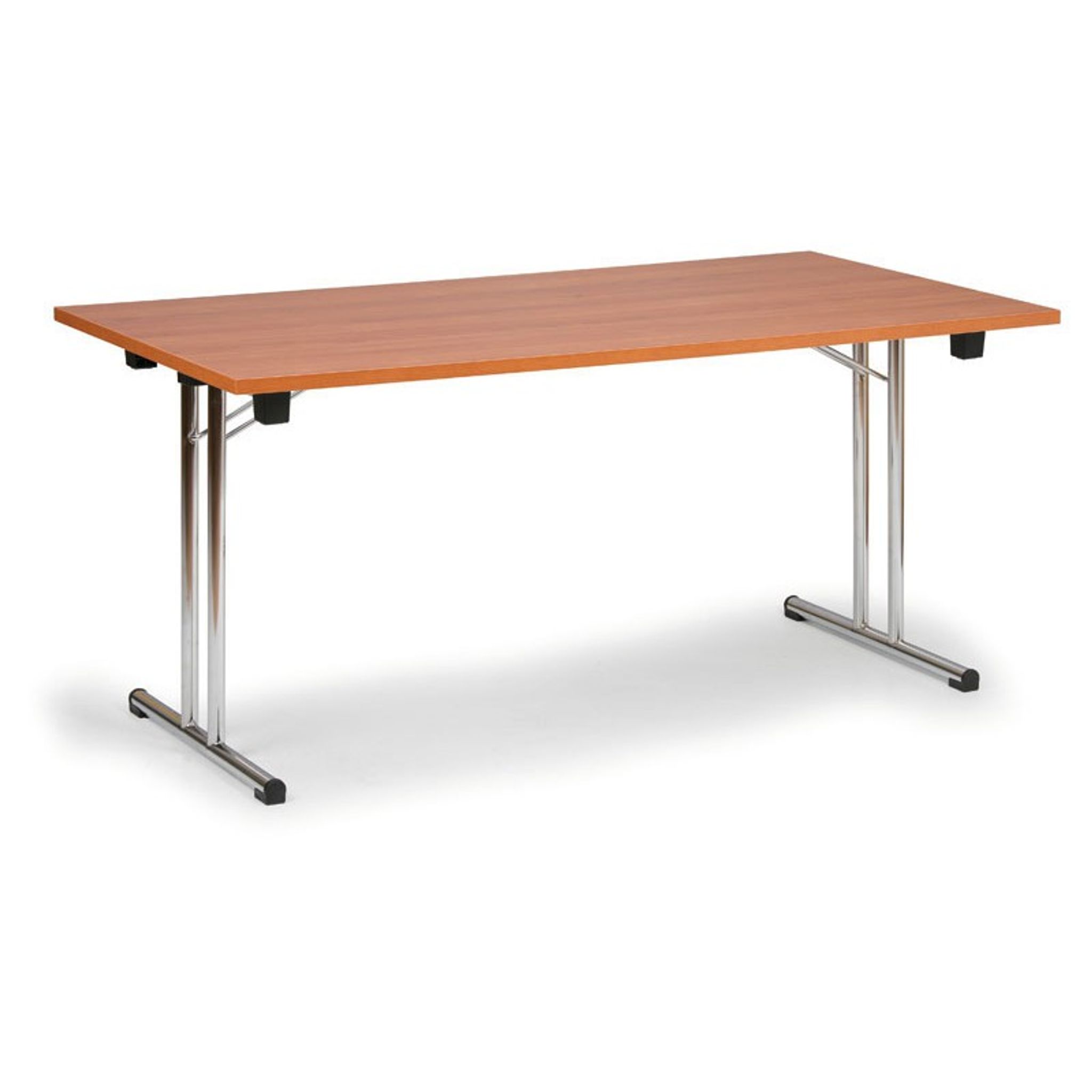 Skládací konferenční stůl FOLD, 160x80 cm, třešeň