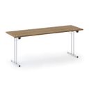 Skládací konferenční stůl FOLDING, 180x80 cm, ořech