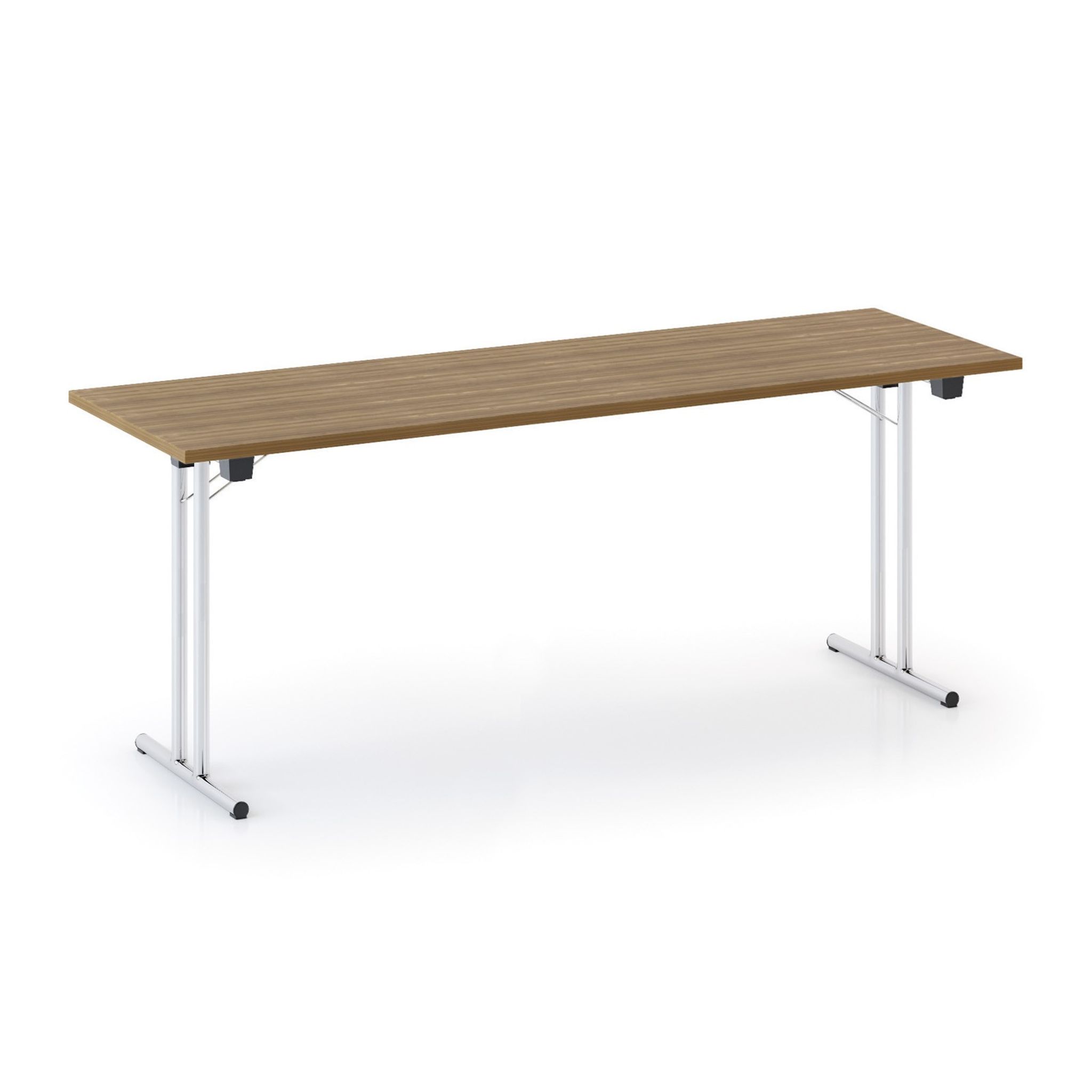 Skládací konferenční stůl FOLDING, 180x80 cm, ořech
