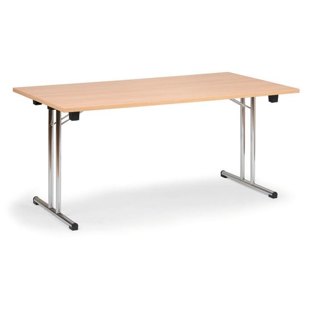 Skladací konferenčný stôl FOLD, 1400x690 mm, dezén buk