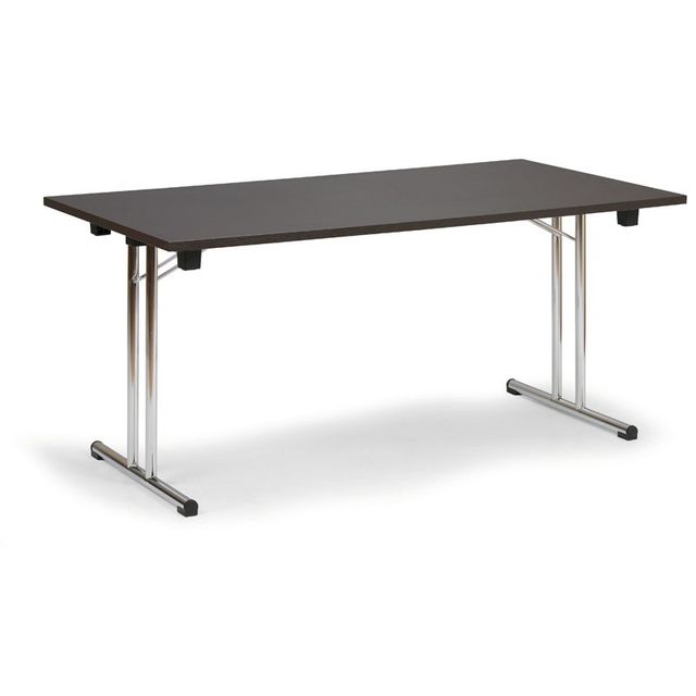 Skladací konferenčný stôl FOLD, 1400x690 mm, dezén wenge