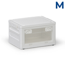 Skládací plastový regálový box M 20 l, 360×269×210 mm, bílý