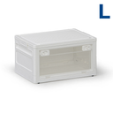Skládací úložný regálový box L 37 l, 459x320x250 mm, bílý