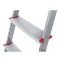Składane schodki aluminiowe, 1x7 stopnie
