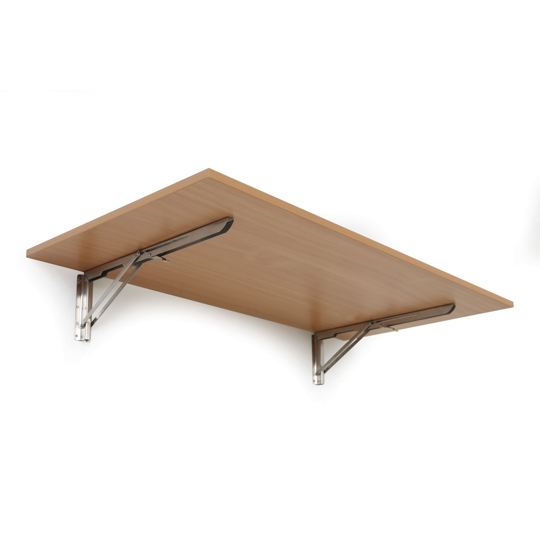 Sklápěcí stůl na zeď, 120x60 cm, nosnost 30 kg, buk