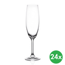 Sklenice na sekt LARA 0,22 l, 24 ks