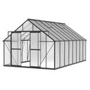 Skleník 245 x 304 x 488 cm, černý