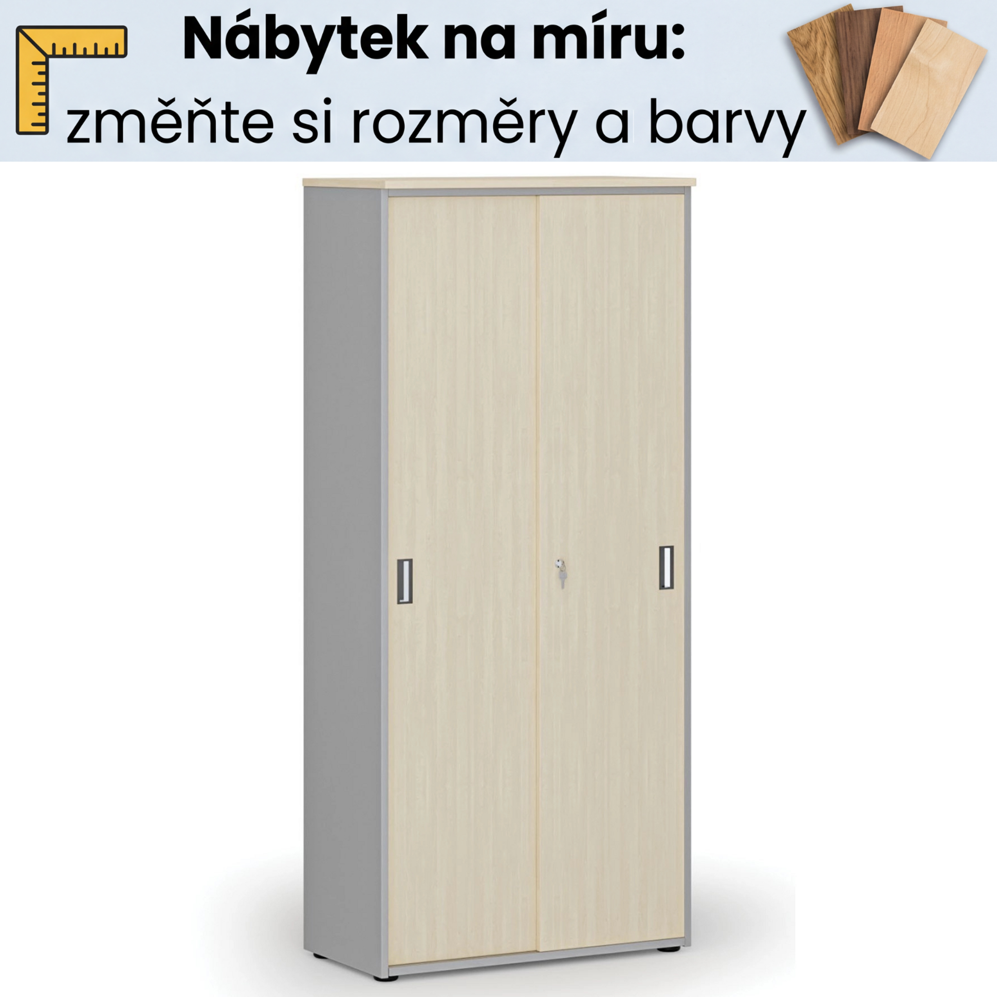 Skříň na míru, posuvné dveře