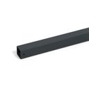 Sloupek pro plotové panely s patkou, 1513 mm, průběžný