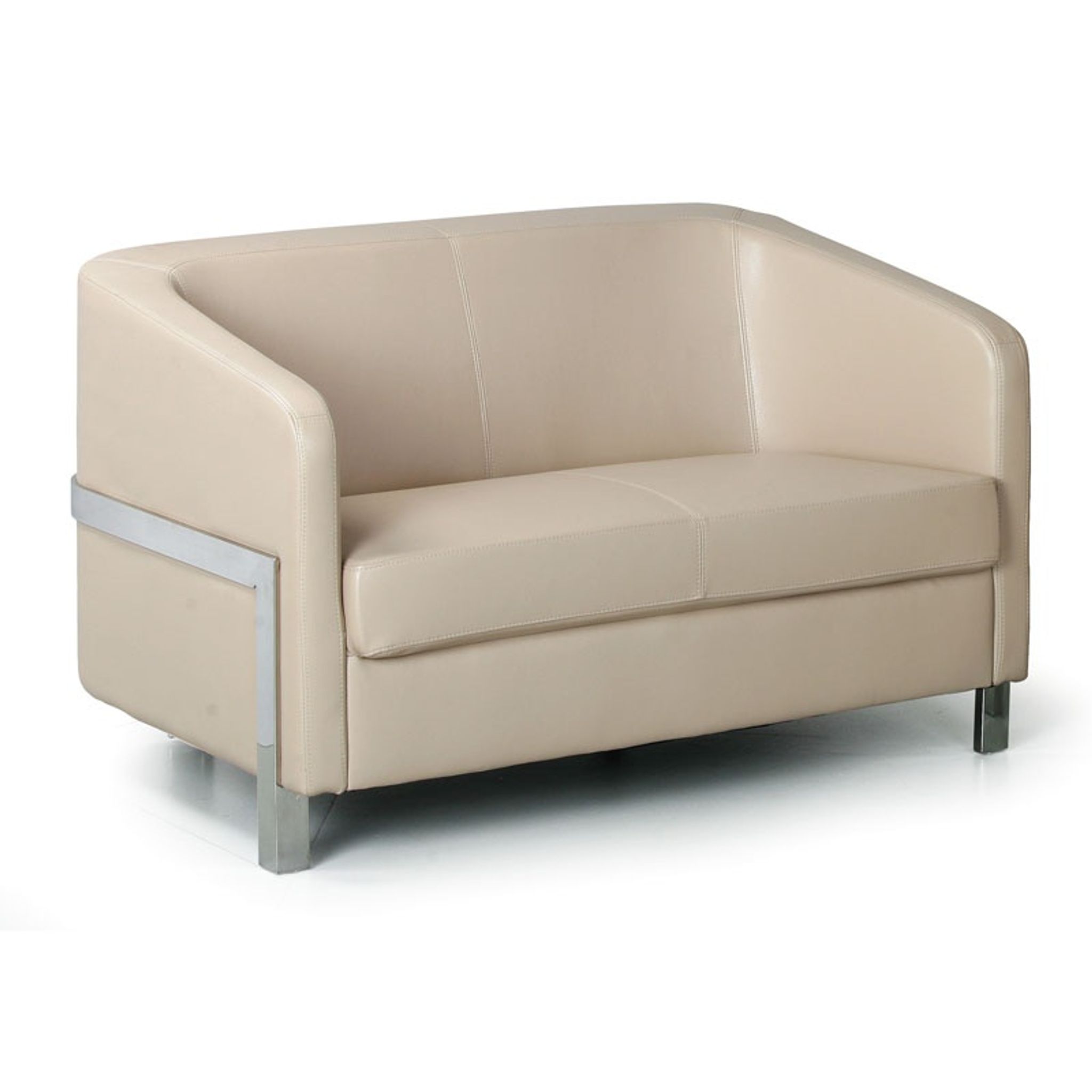Sofa BULLDOG, 2 Sitzflächen, beige