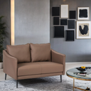 Sofa PATTY, 2-miejscowa, brązowy