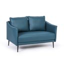Sofa PATTY, 2-miejscowa, niebieski