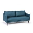 Sofa PATTY, 3 Sitzflächen, blau