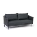 Sofa PATTY, 3 Sitzflächen, schwarz