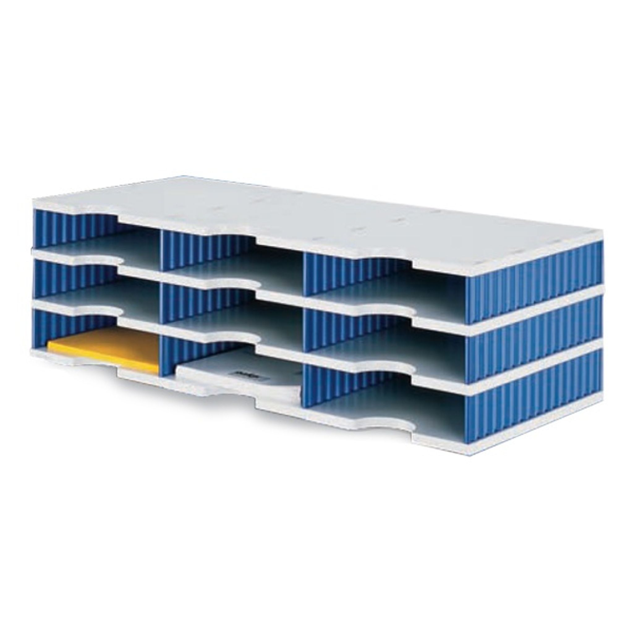 Sortiermodule, 9x Standardfach, blau