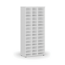 Sortierregal PRIMO WHITE, 1781 x 800 x 420 mm, 45 Fächer, weiß