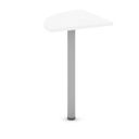 Spojovací stolík MIRELLI, 800 x 800 x 750 mm, biela