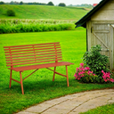 SPRING Gartenbank aus Metall, orange