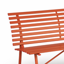 SPRING Gartenbank aus Metall, orange