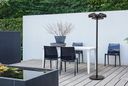 Stand-Terrassen-Infrarotstrahler mit 3 Heizelementen, 2400 W