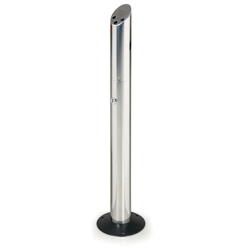 Standaschenbecher Outdoor 90cm - Rostfrei Mit Schloss & 4,8L Fassungsvermögen