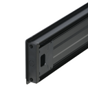 Steckdosenleiste, 600 mm, Einbau, schwarz