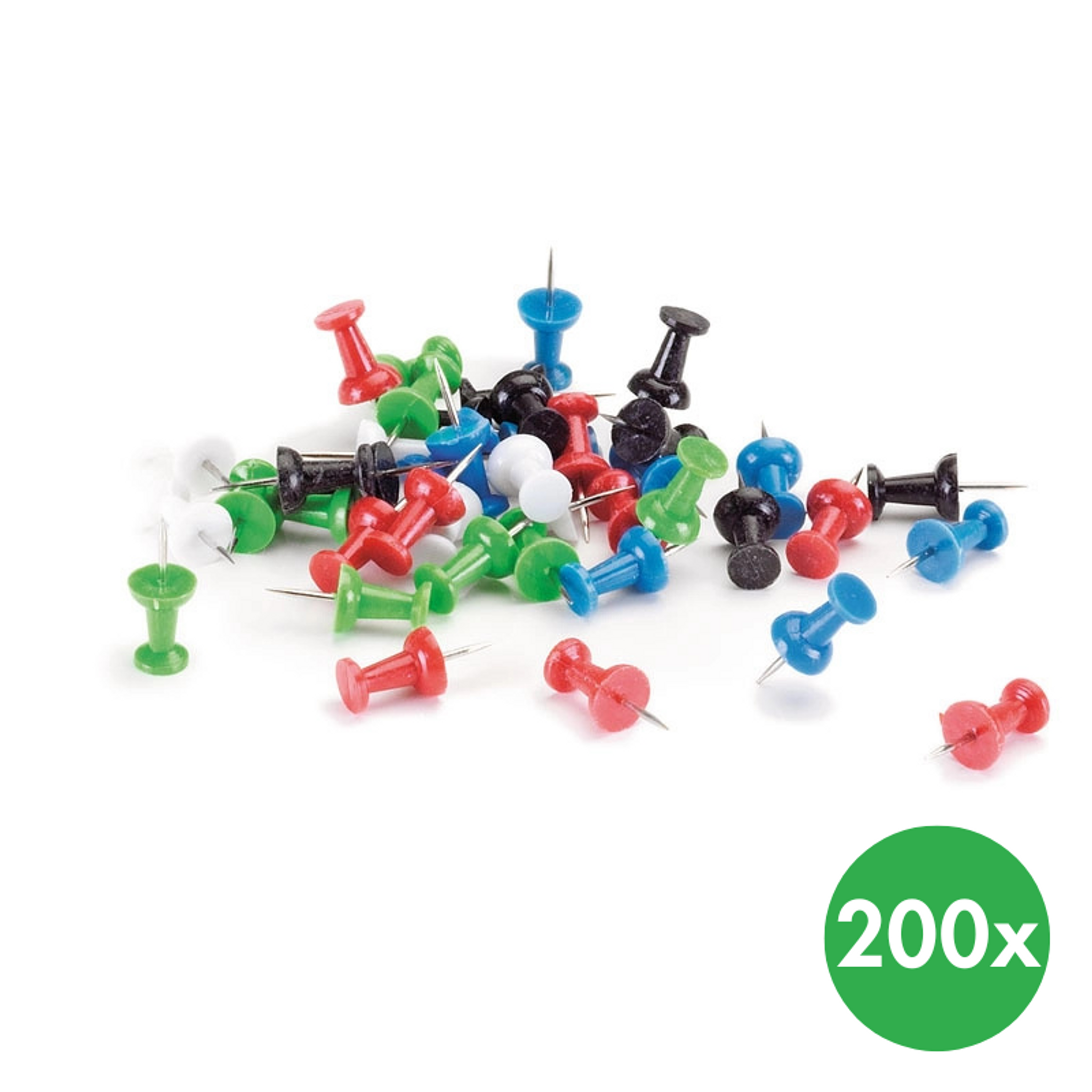 Stecknadeln, Set 200Stk., Walzform, mix