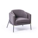 Stoffsessel ROMEO, grau Stoffsessel ROMEO, grau