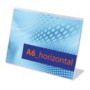 Stojak na menu na stół, typ L, A6 do szerokości, opakowanie 5 szt.