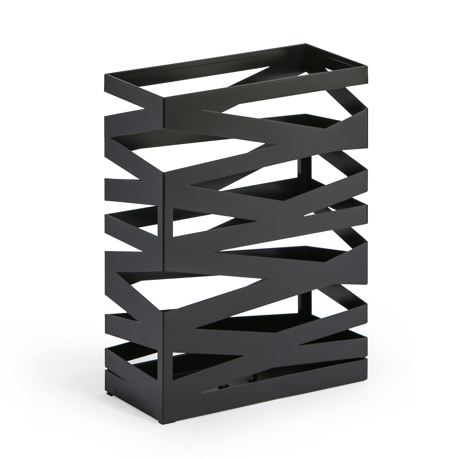 Portaombrelli Q-Connect In Metallo Nero - Per Interno, Design Funzionale - Foto 3