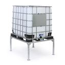 Stojak pod zbiornik IBC, 530 x 1030 × 1230 mm, ocynk ogniowy