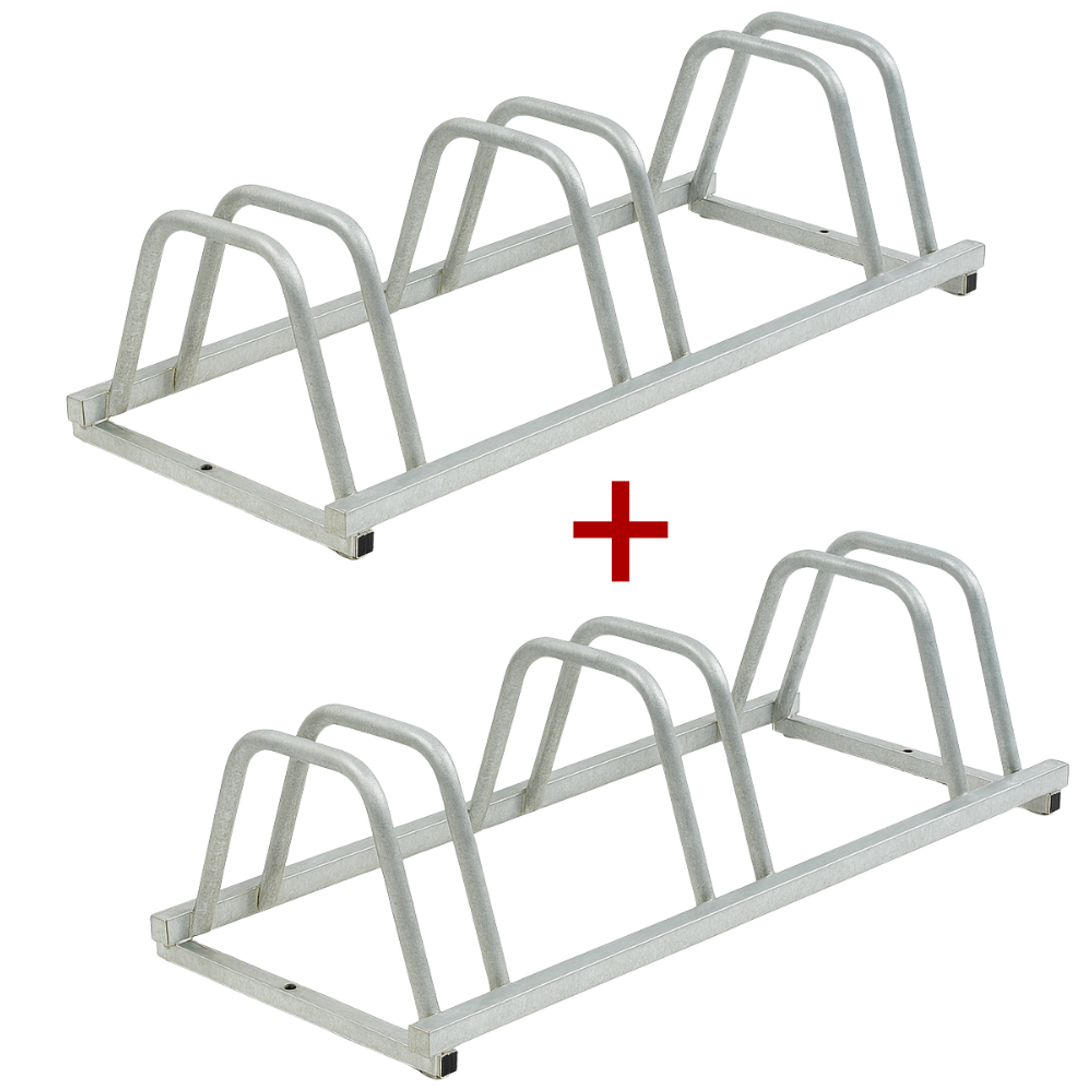 Stojan na bicykle, 1+1 ZDARMA, 3 státí, na kotvenie