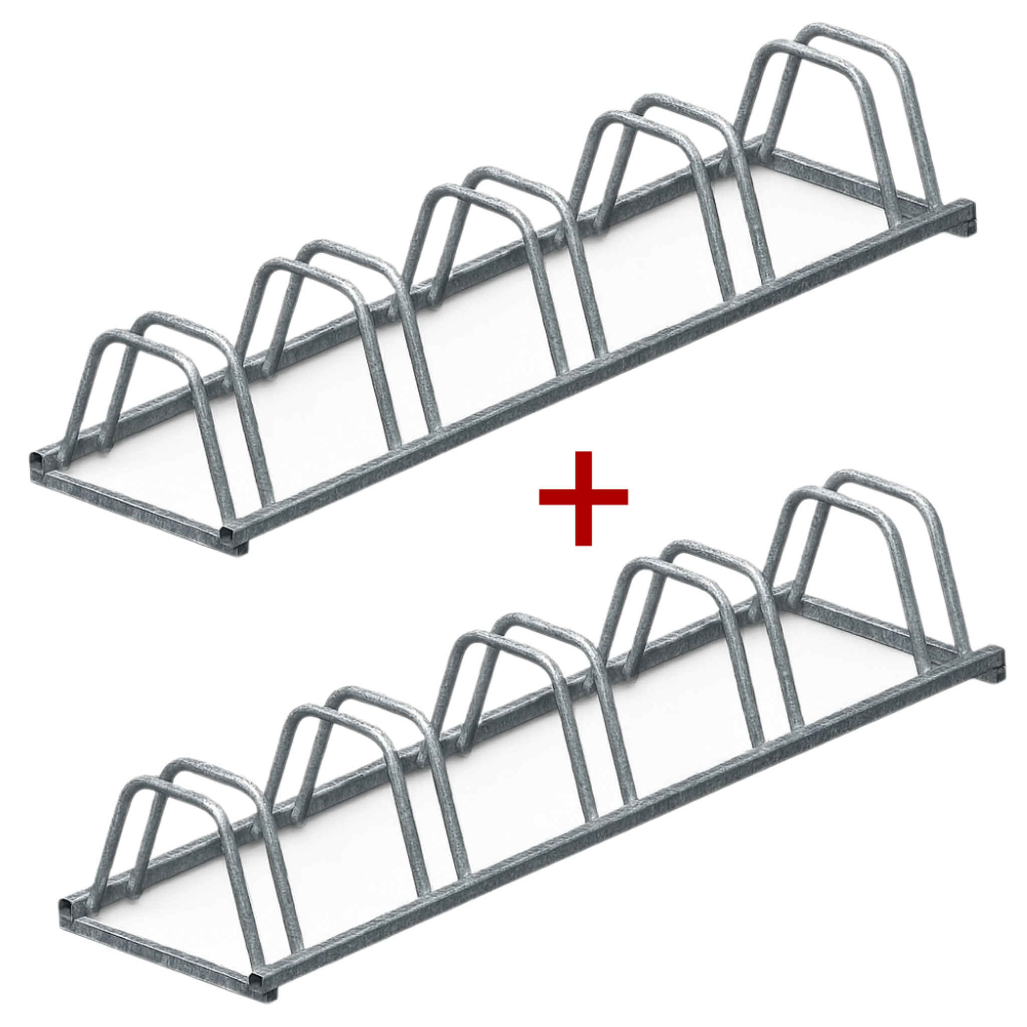 Stojan na bicykle, 1+1 ZDARMA, 5 státí, na kotvenie