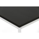 Stół do jadalni TRIVIA, szara konstrukcja, 1600 x 800 mm, wenge
