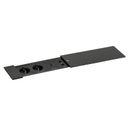 Stôl PRIMO INFINITY 1800 x 900 x 750, čerešňa + stolová zásuvka TYP IV, čierna
