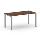 Stôl PRIMO SQUARE so sivostriebornou podnožou 1600 x 800 x 750 mm, čerešňa